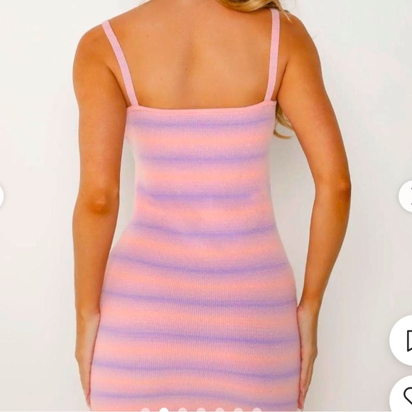 TIGER MIST PINK/ PURPLE KNIT CARRERA DRESS - Picture 6 of 6